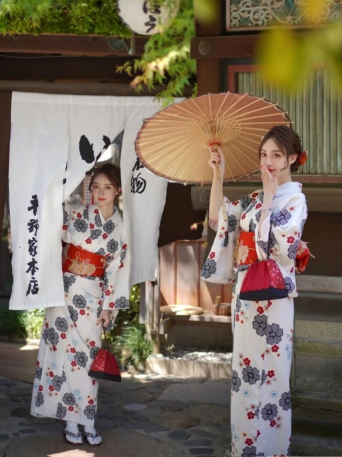 Photography Vintage Style - Nowa sukienka kimono w stylu japońskim