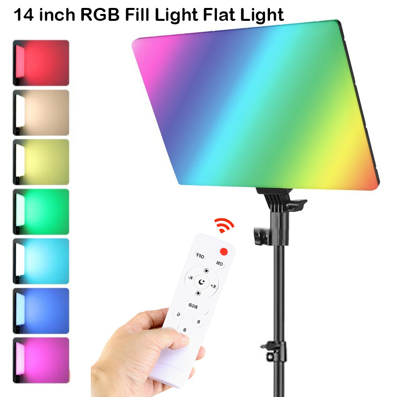 Video Led Light Panel - RGB 14-calowa lampa wideo LED ze