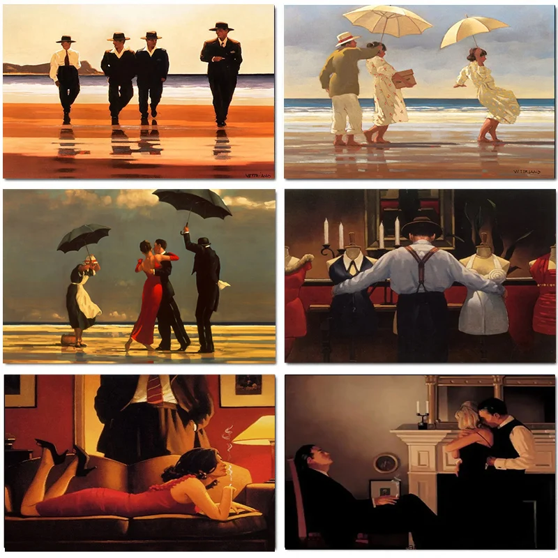 Photography Hobby - Szkocki artysta Jack Vettriano Portret Obraz