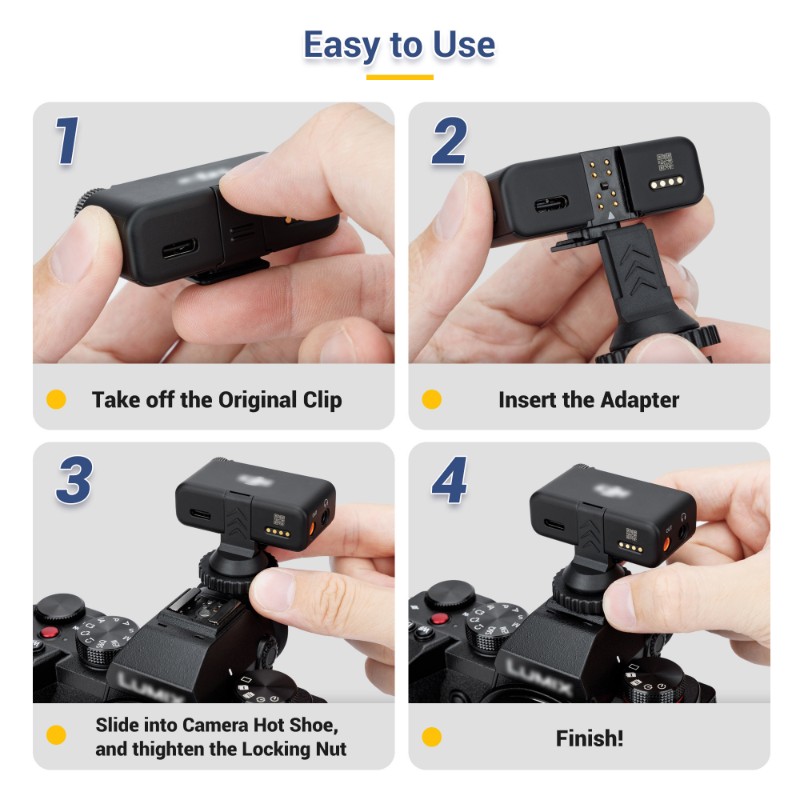 Camera Cold Shoe - Adapter gwintu statywu ABZZ 1/4-20 do