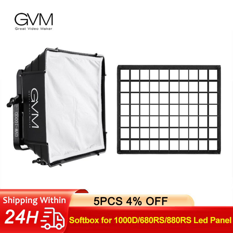 Video Led Light Panel - Dyfuzor Softbox GVM do paneli świetlnych