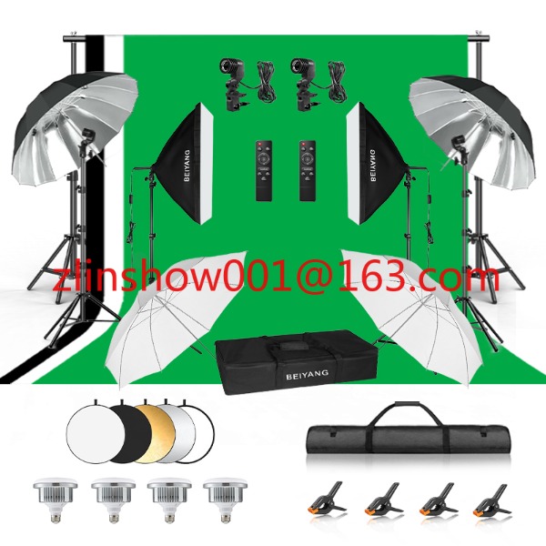 Backdrop Stand Kit - Zestaw do studia fotograficznego 2,6*3m/2*3m: statyw