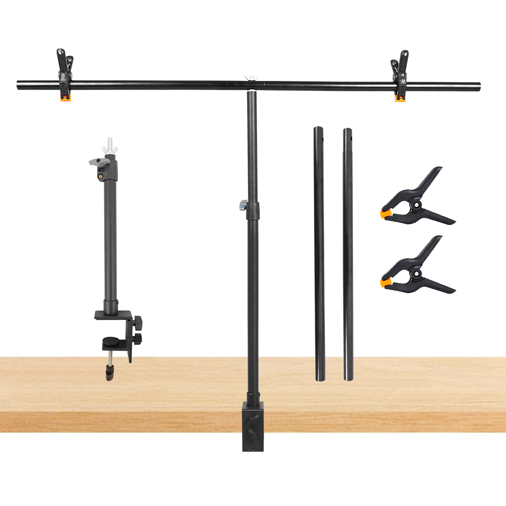Backdrop Stand Kit - Regulowane małe biurko w kształcie litery