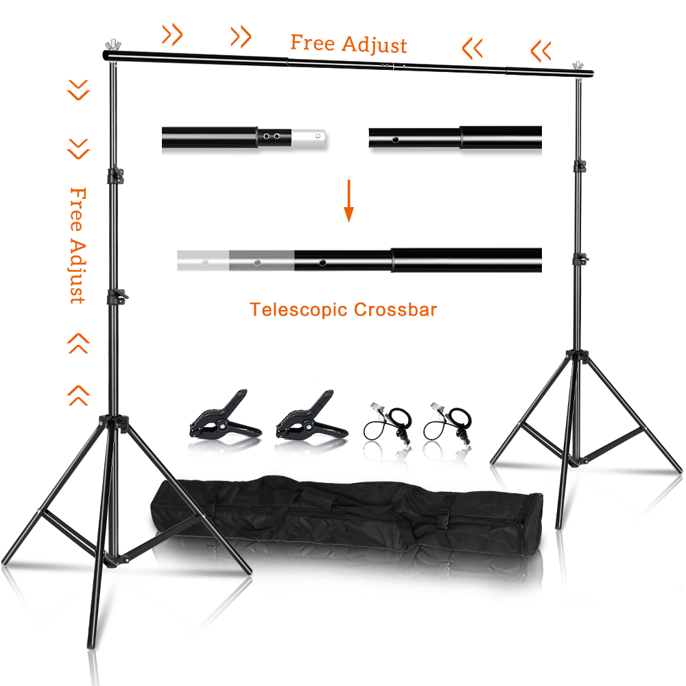 Backdrop Stand Kit - Stojaki do tła fotograficznego, tła fotograficzne,