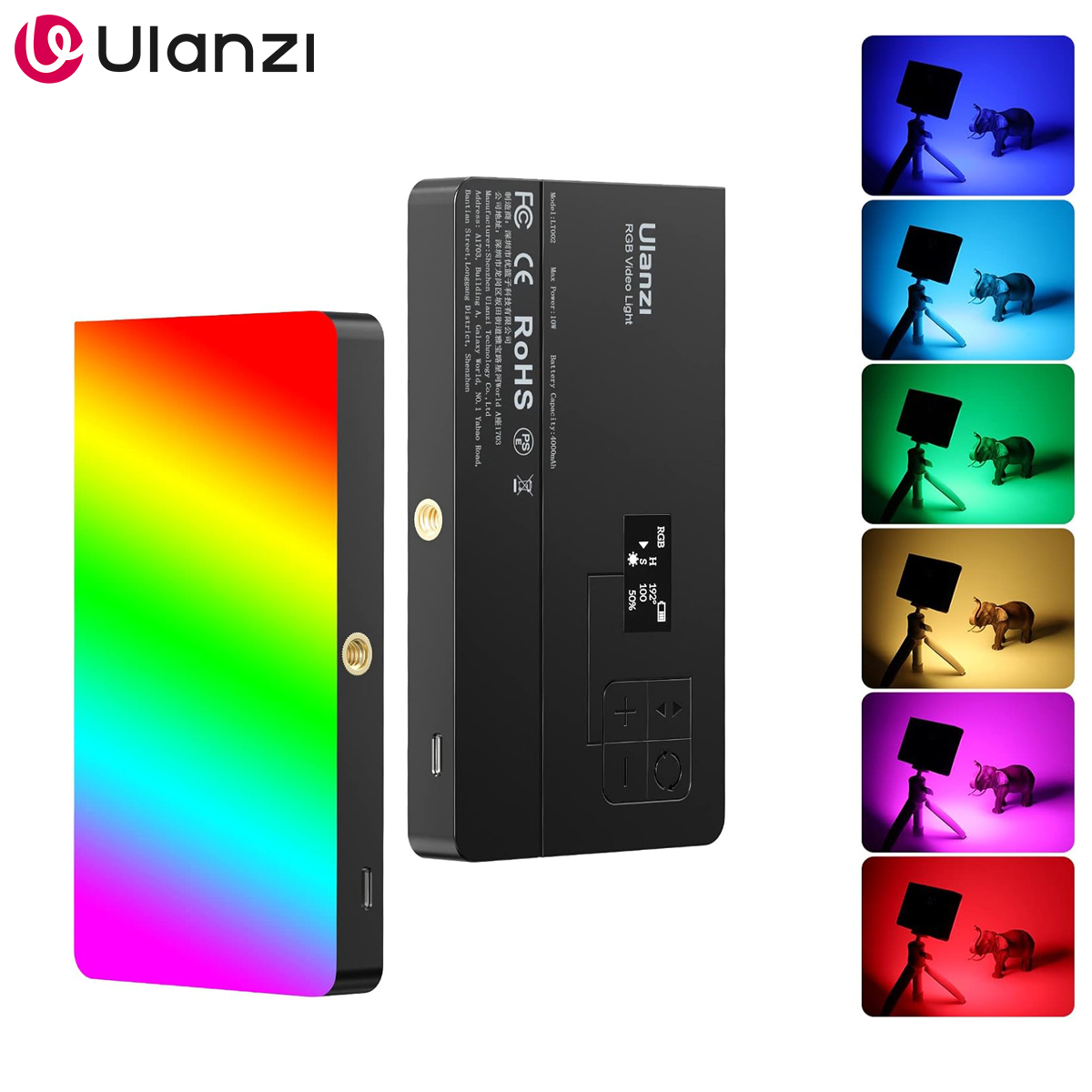 ULANZI LT002 RGB Lampa Wideo,  – Video Led Light Panel recenzja i cena