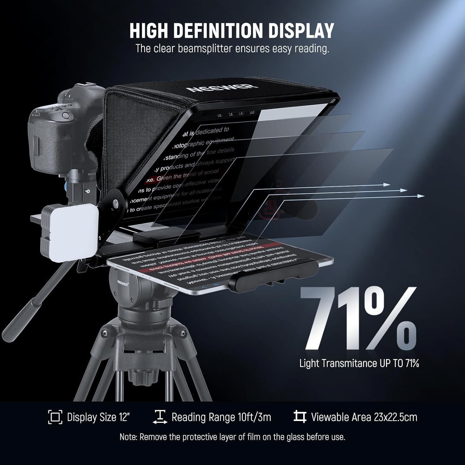 Teleprompter do tabletów iPad  – Camera Cold Shoe recenzja i cena