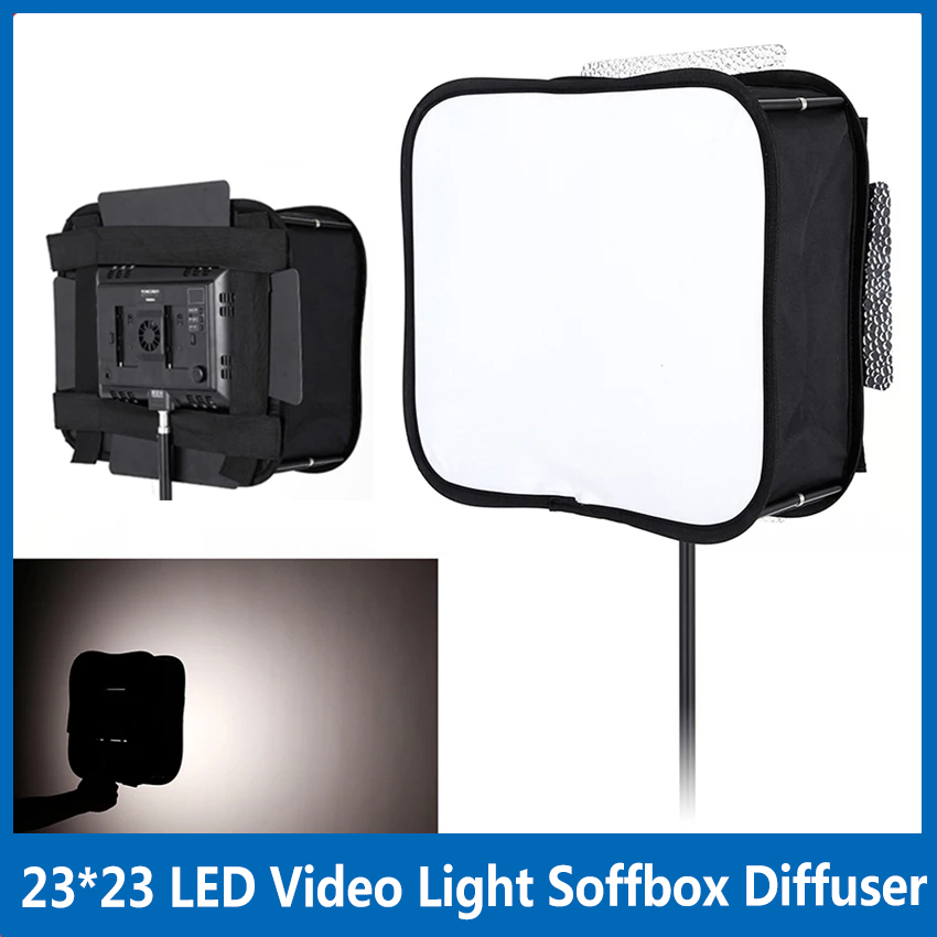 Dyfuzor Softbox 23*23 do lamp  – Video Led Light Panel recenzja i cena