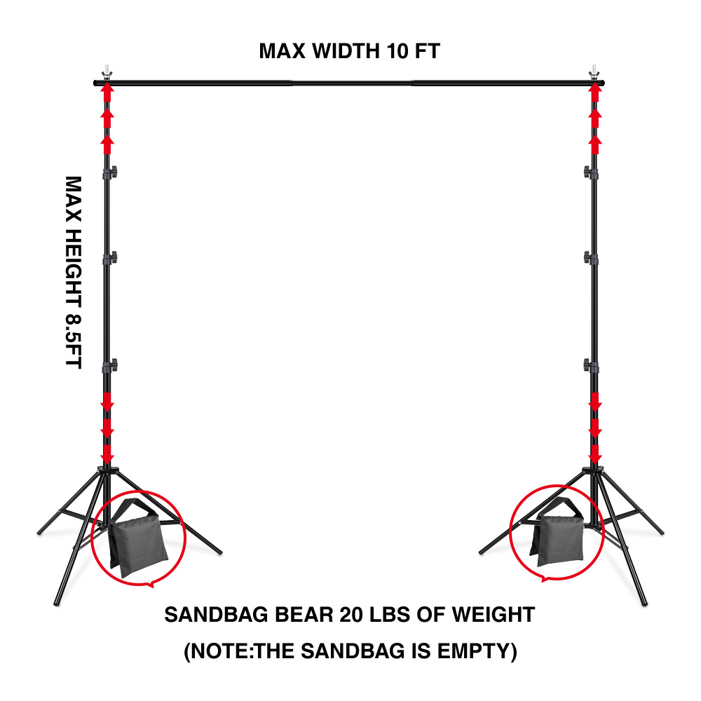 Stojak na tło Wideo Photo Vide – Backdrop Stand Kit recenzja i cena