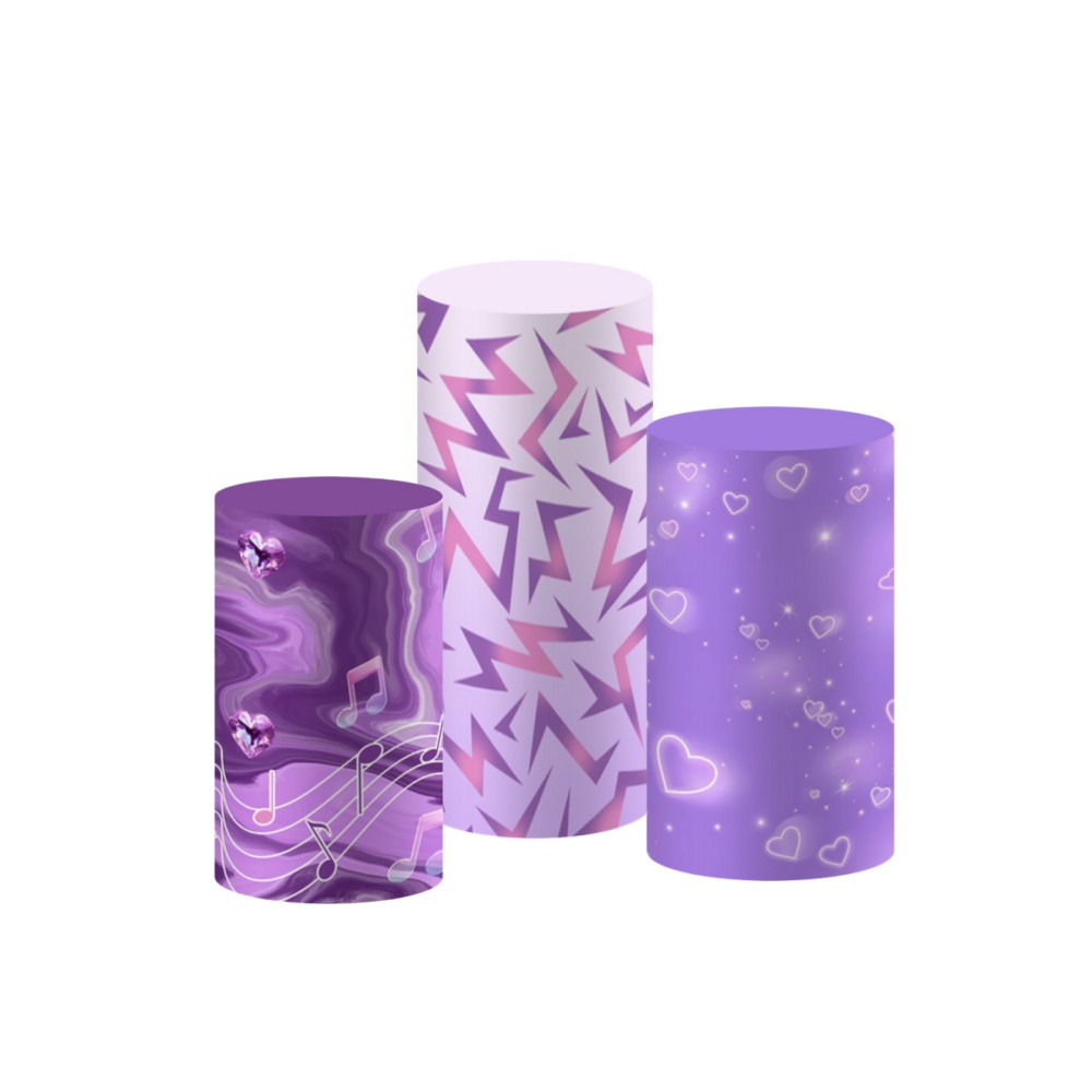 Fioletowe nakładki na cylindry – Backdrop Stand Kit recenzja i cena
