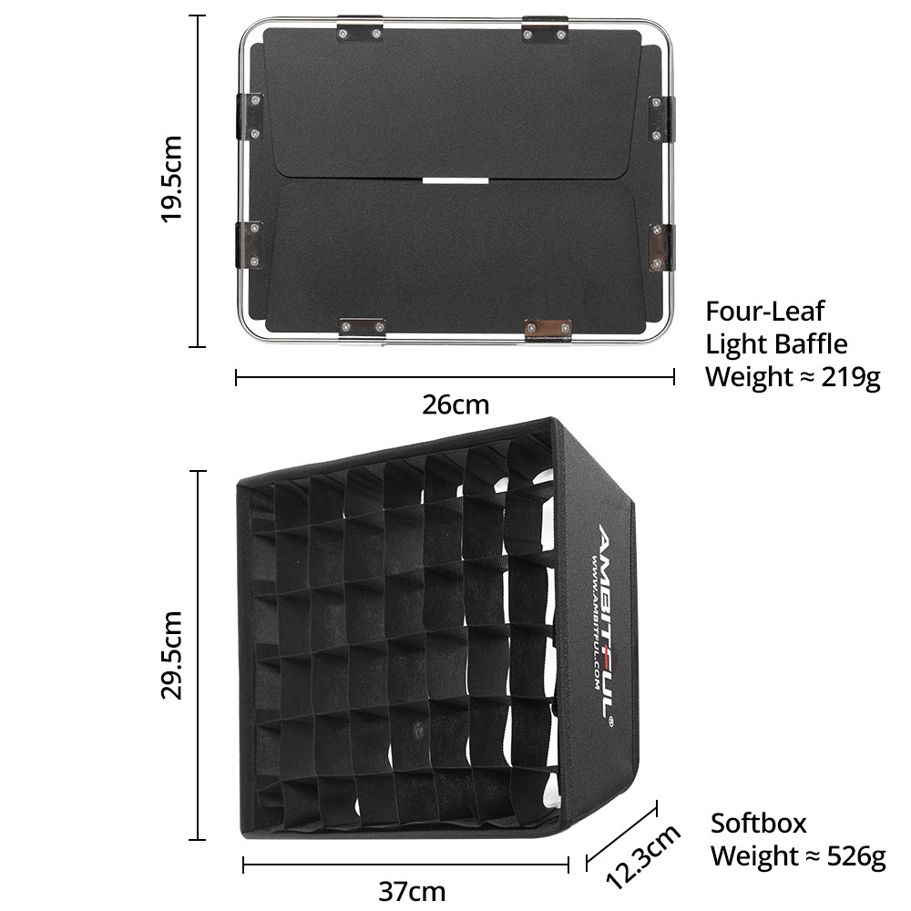 AMBITFUL P35R Panel wideo LED  – Video Led Light Panel recenzja i cena