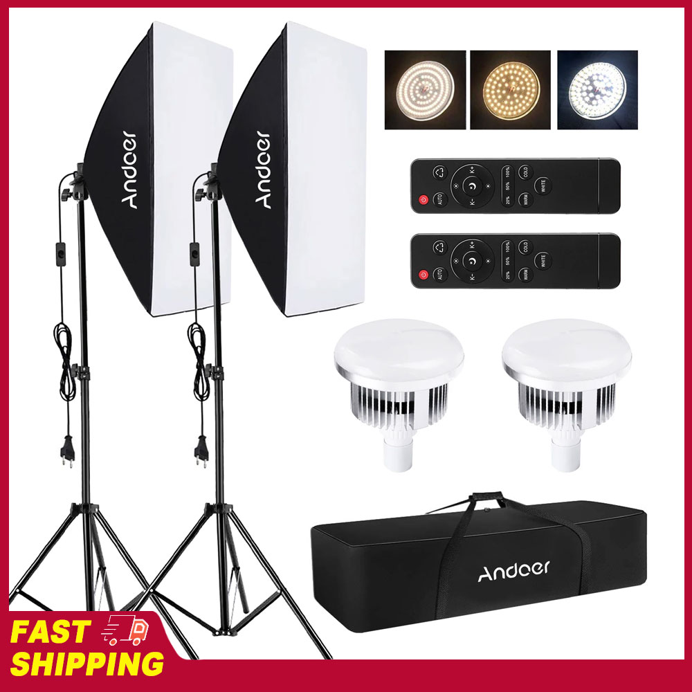 Zestaw oświetlenia Andoer Soft – Photography Treatment recenzja i cena