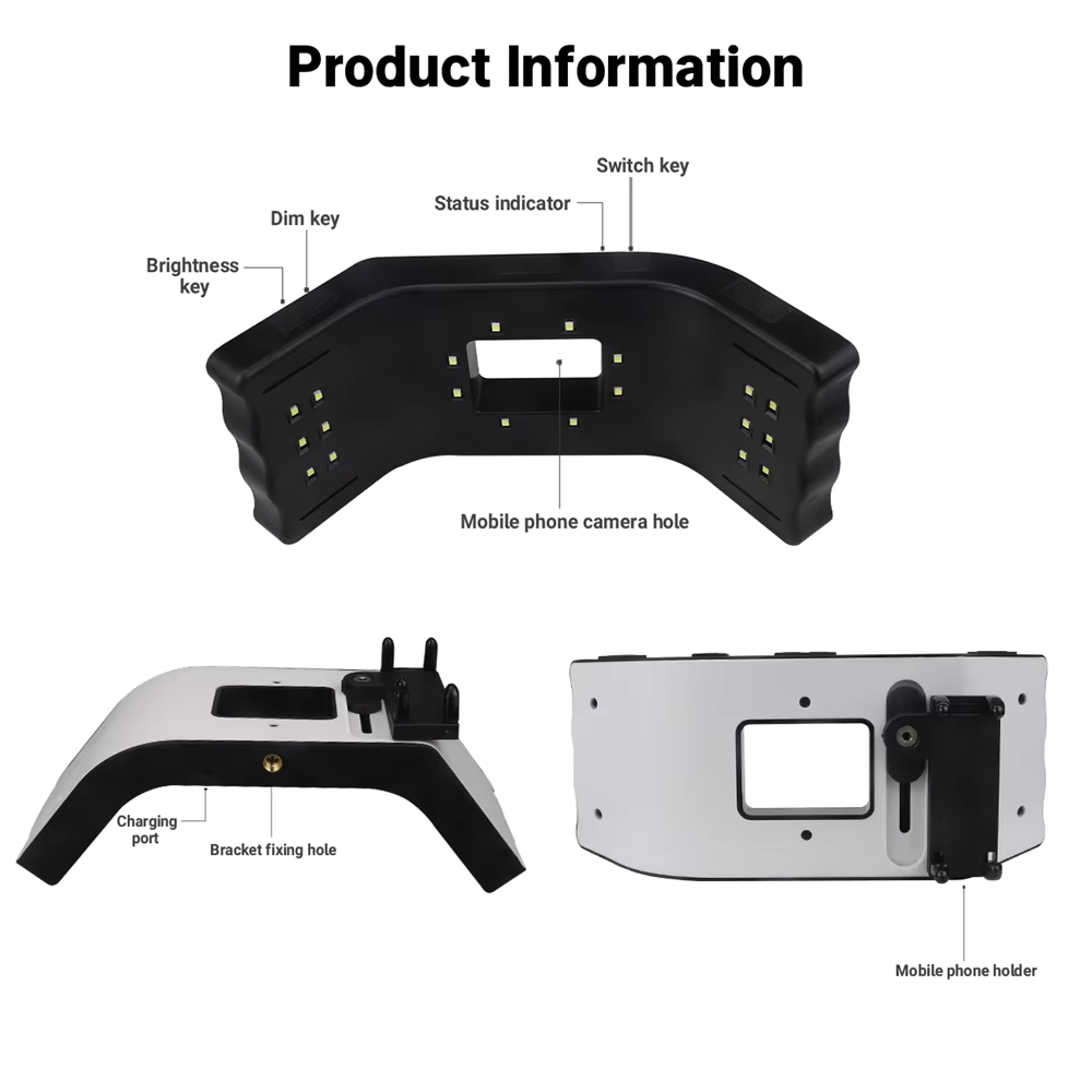 Lampa dentystyczna LED JUMTOP  – Photography Treatment recenzja i cena