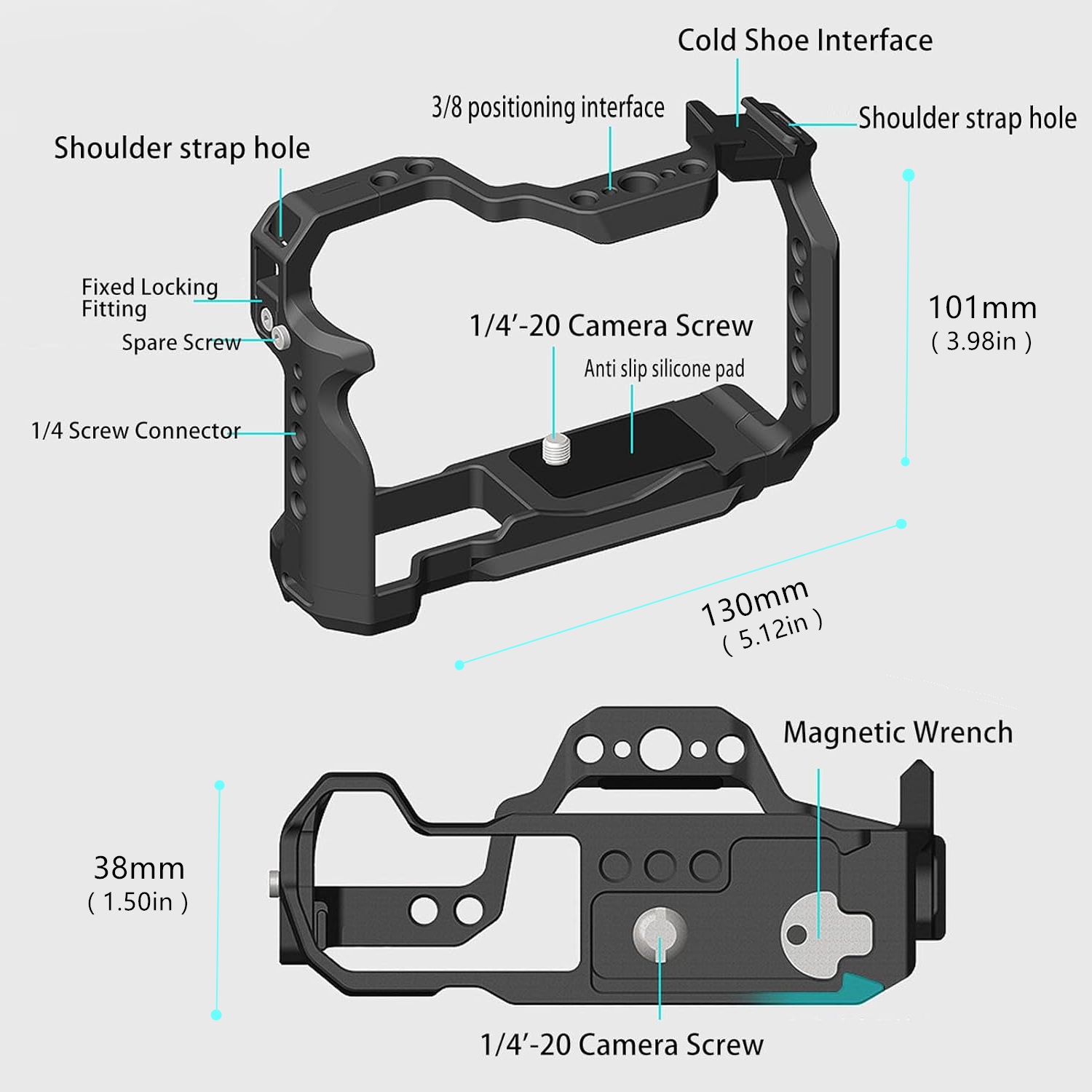 Klatka operatorska R50 do Cano – Camera Cold Shoe recenzja i cena