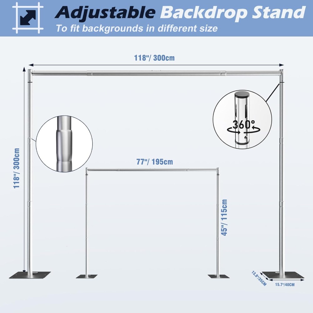 Profesjonalny zestaw statywu d – Backdrop Stand Kit recenzja i cena